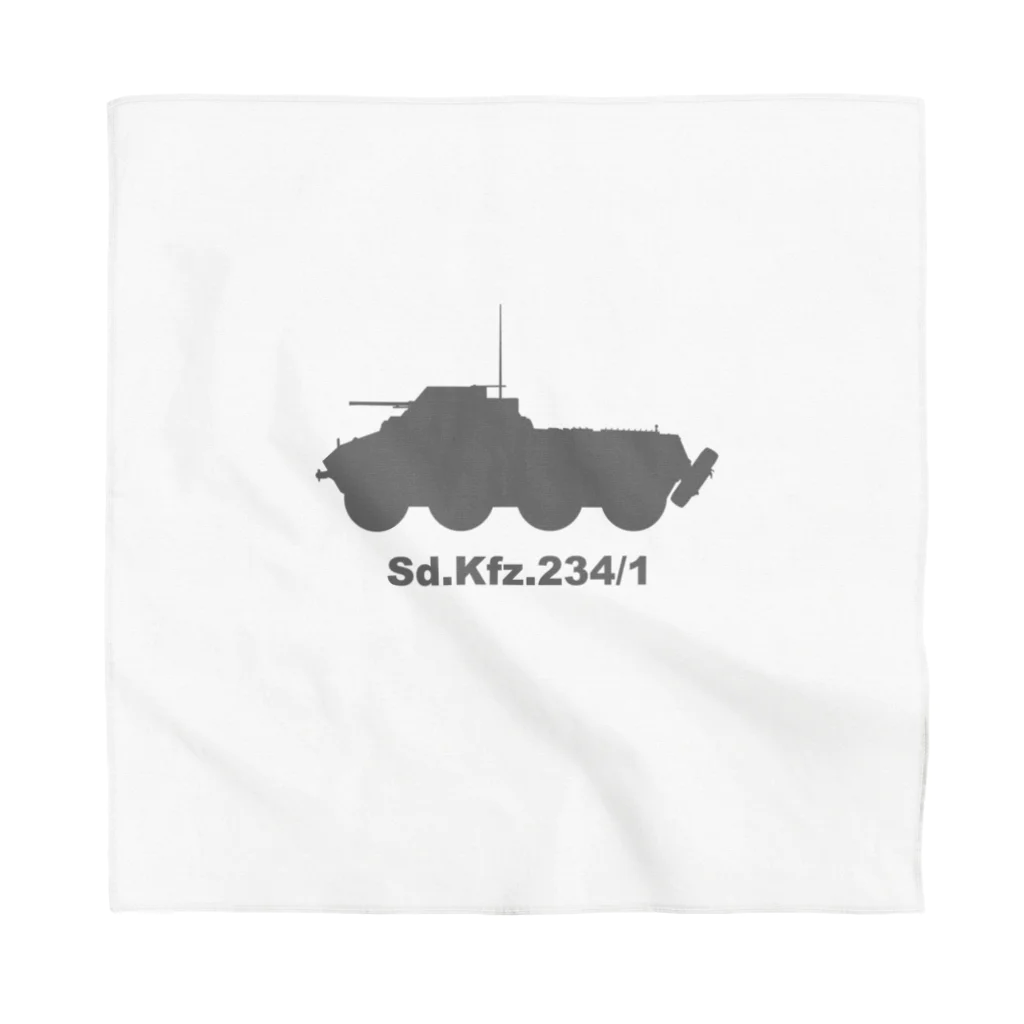 puikkoの8輪装甲車 Sd.Kfz.234/1（グレー） Bandana