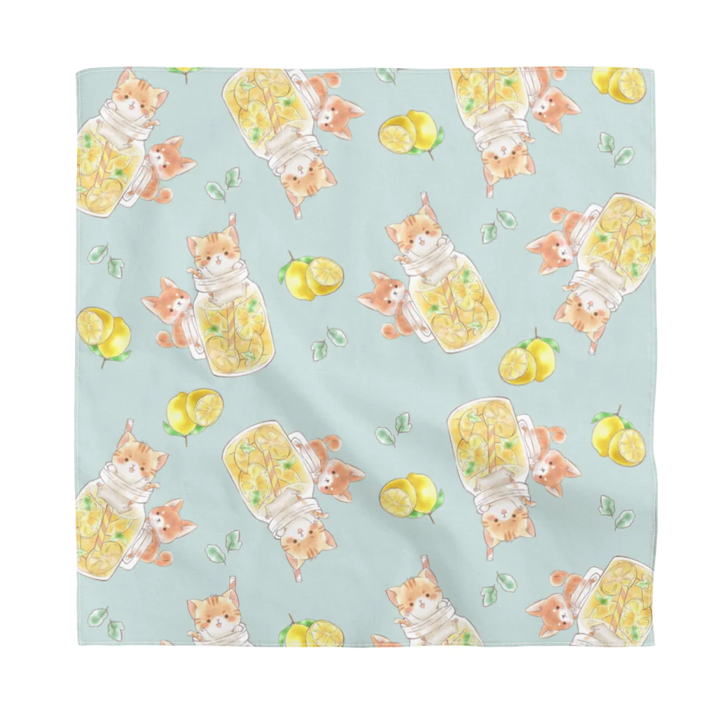 Hima NekoのLemon Pattern  Bandana