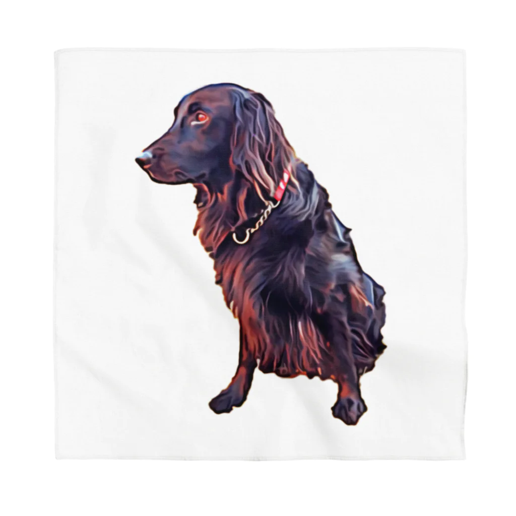 flatcoatedretrieverのflatcoated retriever Bandana