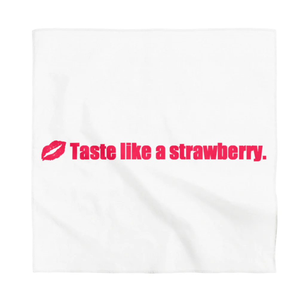 KickassのTaste like a strawberry. バンダナ