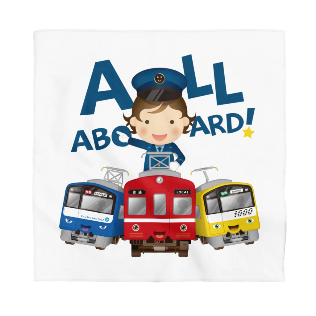 Train Kids! SOUVENIR SHOPの出発進行( All aboard ) ! Bandana