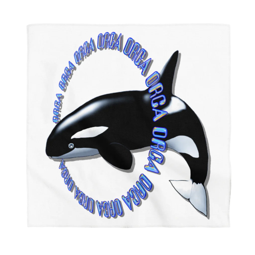 LalaHangeulのORCA シャチ Bandana