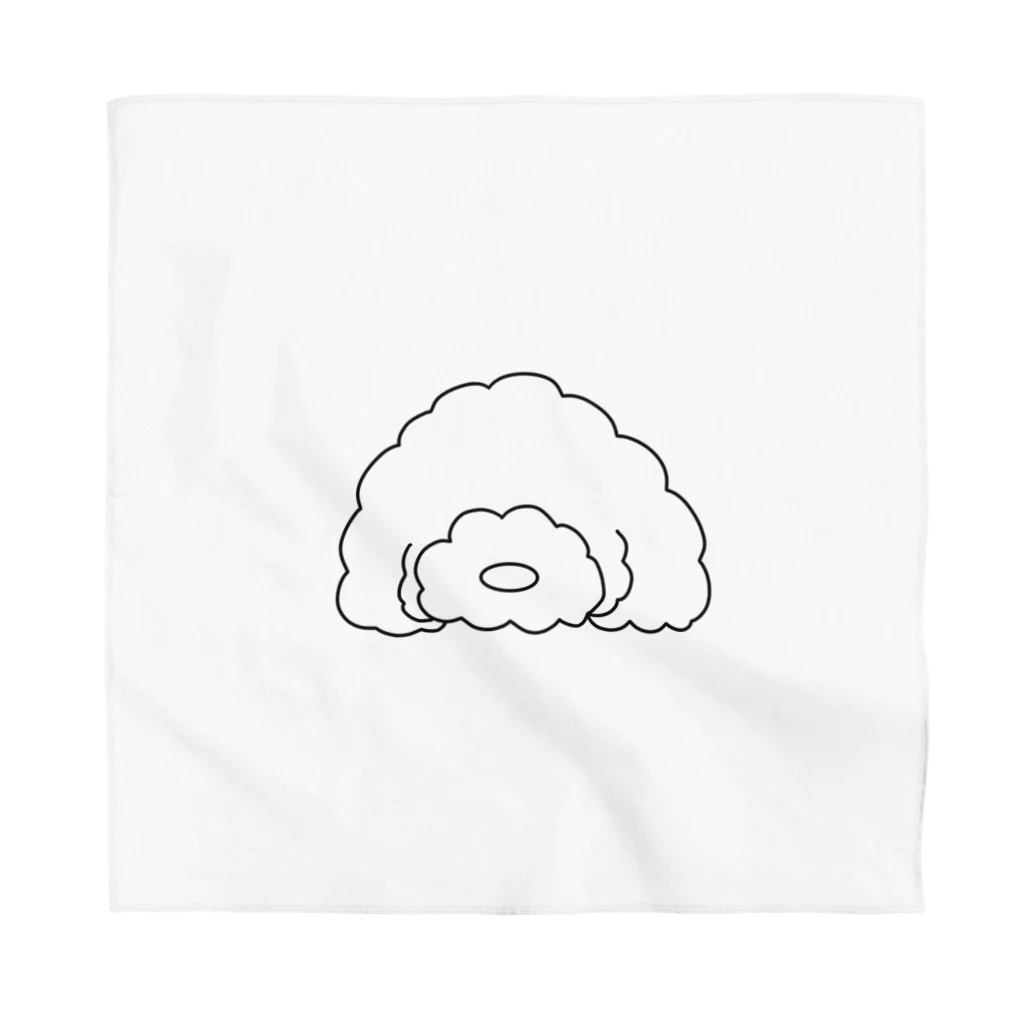 nikaroomのpoodle Bandana