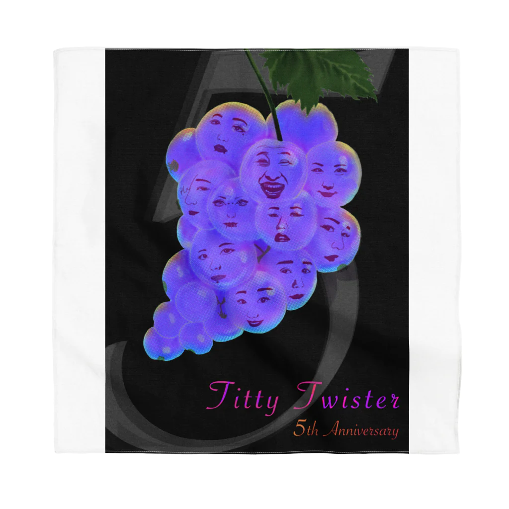 Titty Twisterの【2021】Grape staff バンダナ