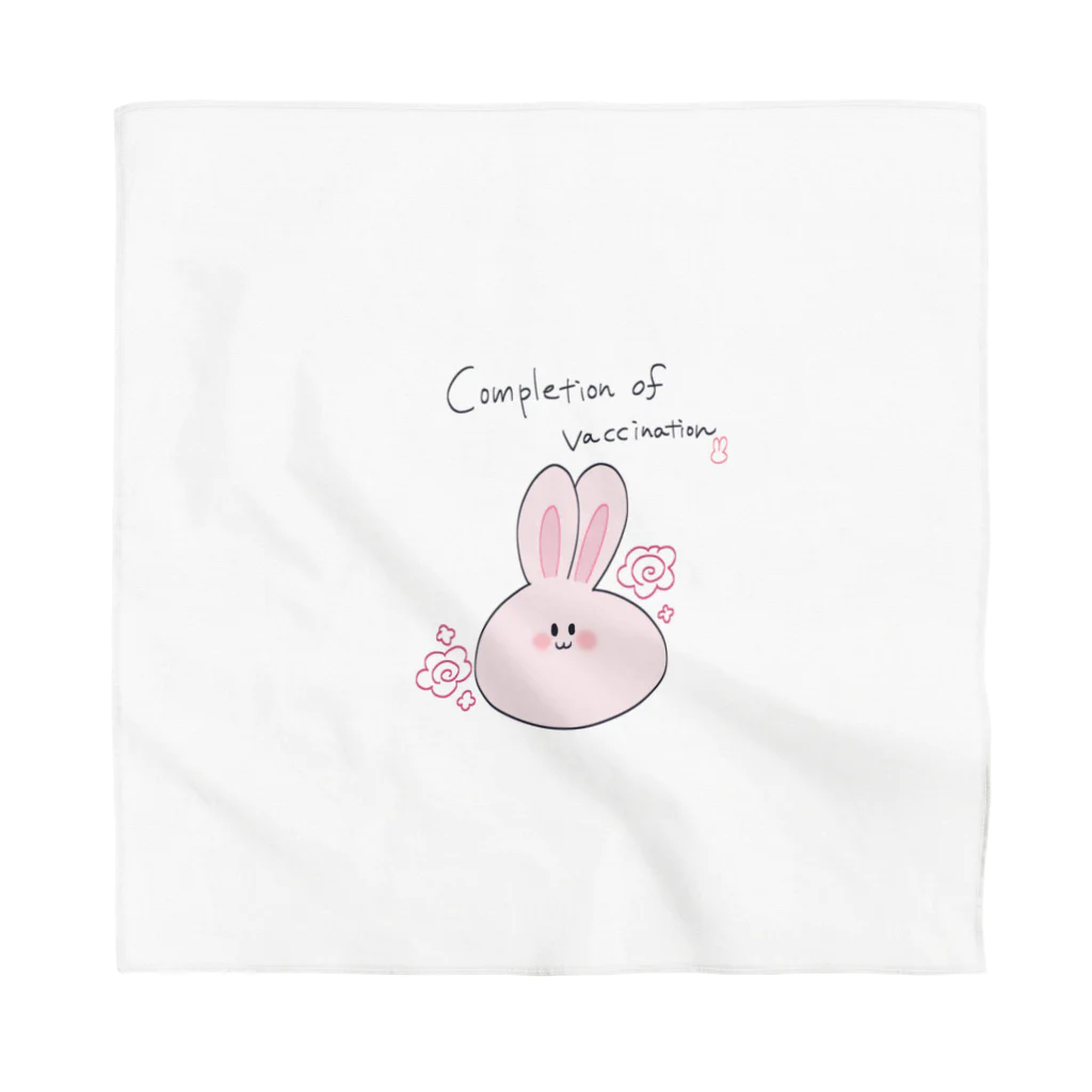 hay⋆のusamochi@complete of vaccination Bandana