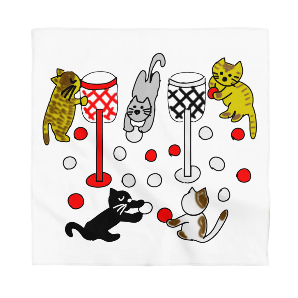 それいゆのねこ猫運動会（玉入れ） Bandana