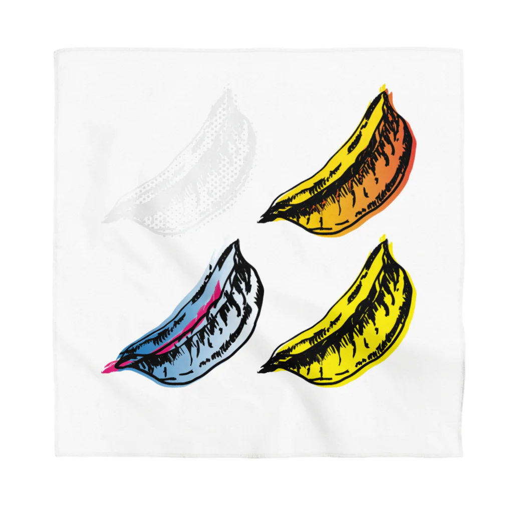 Mの白ロンT Bandana