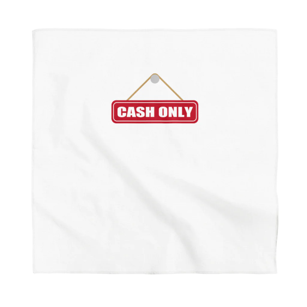 フォーヴァのCASH ONLY キャッシュオンリー バンダナ