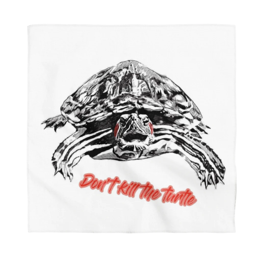 東京亀軍団のアカミミガメグッズ Bandana