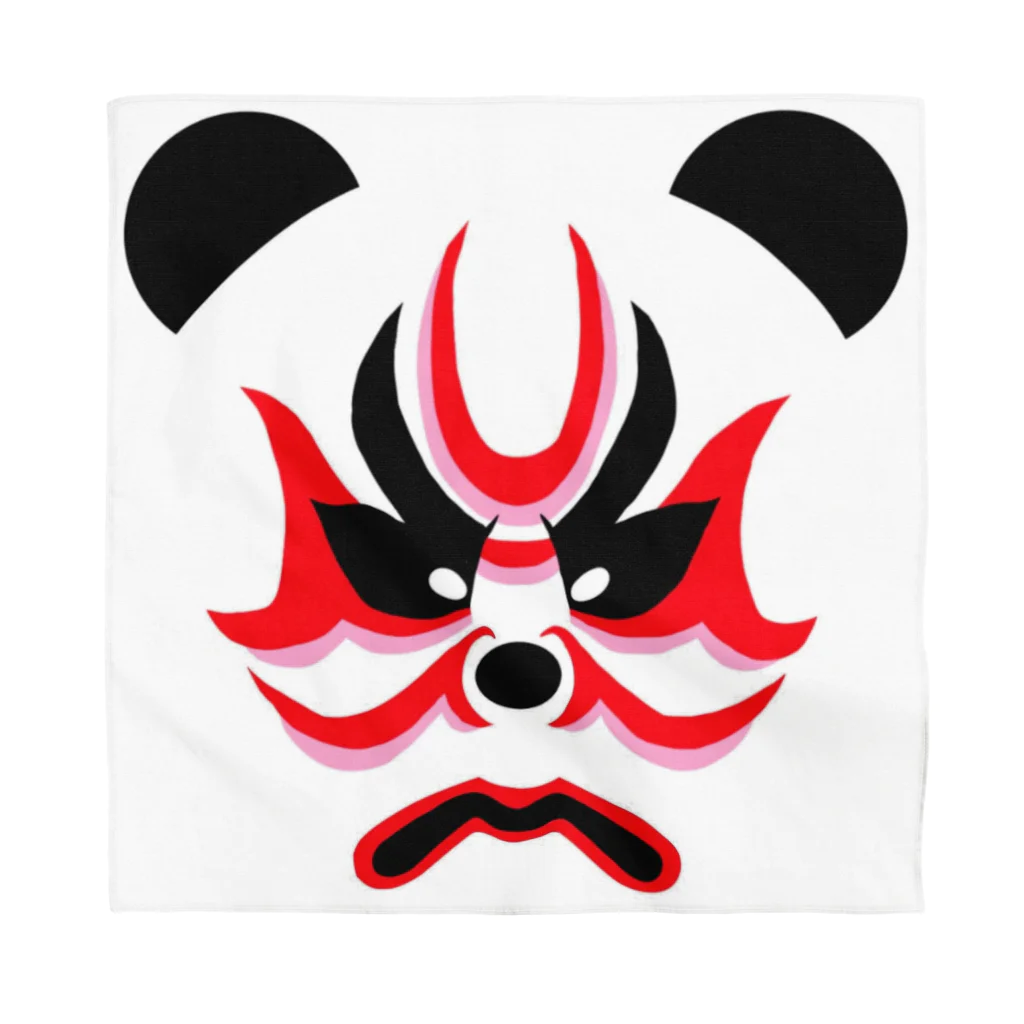 日々好日屋2号店の隈取りパンダ Bandana