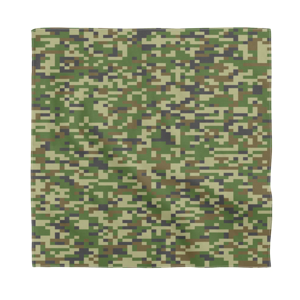 Military Casual LittleJoke のPixCamo Woodland Low visibility Bandana