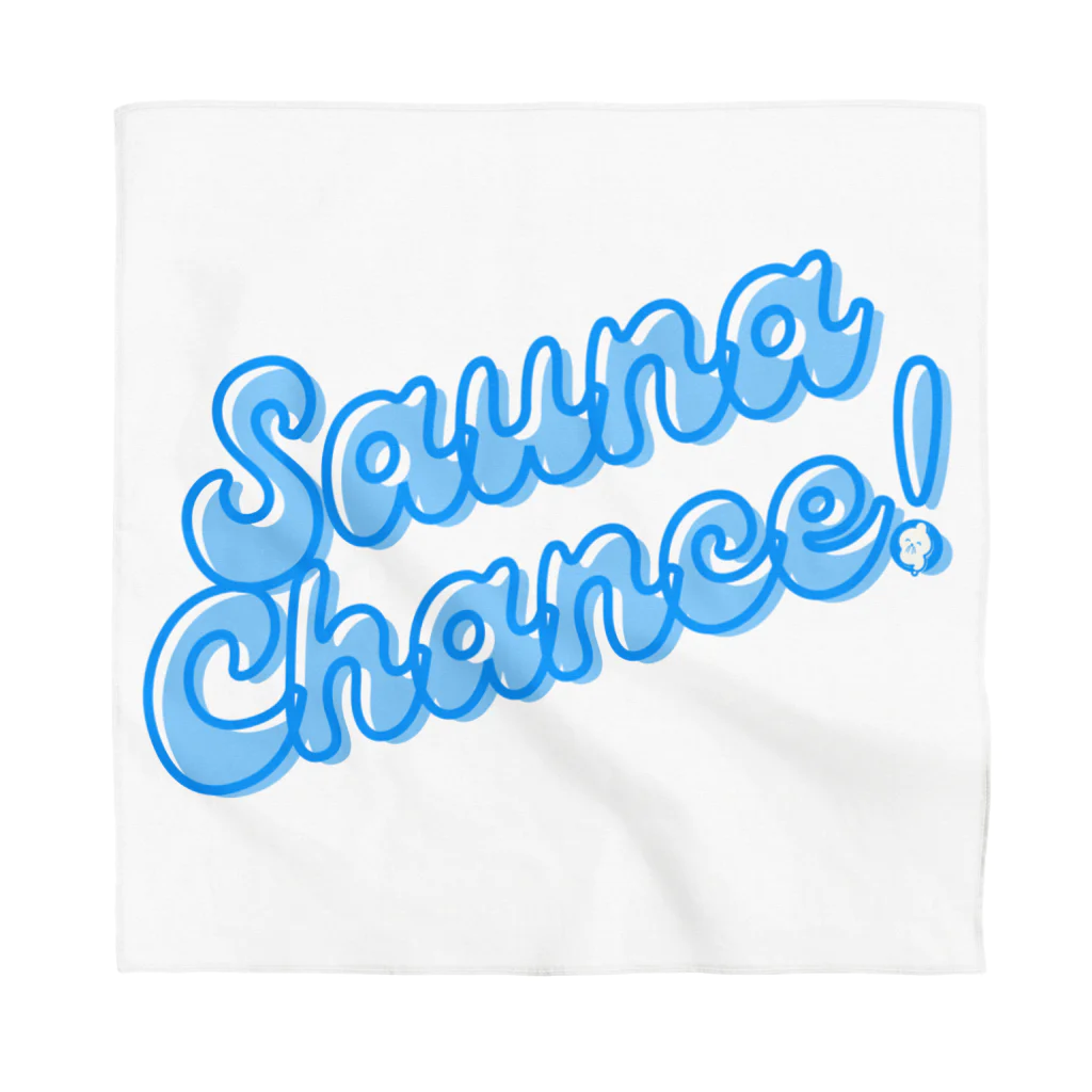 ゴーゴーサウナのsauna chance!(手描き風) Bandana