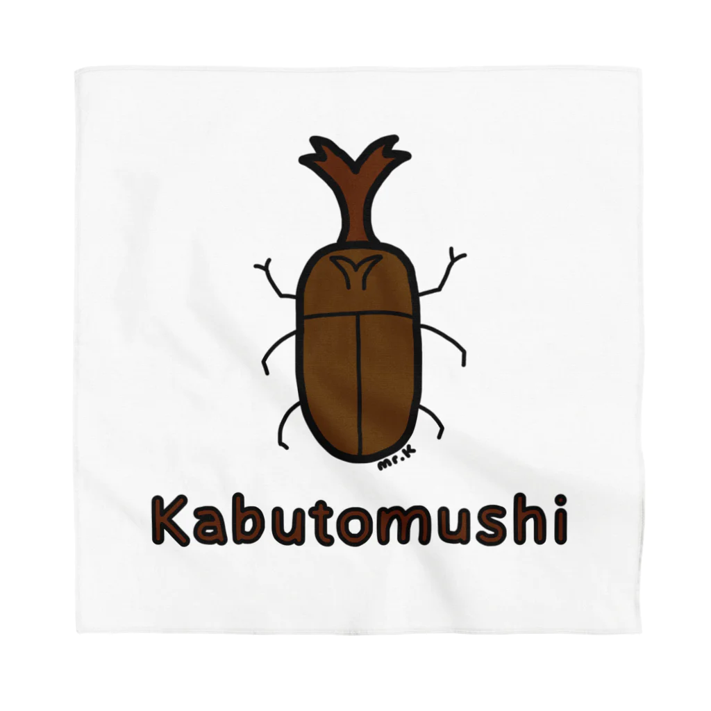 MrKShirtsのKabutomushi (カブトムシ) 色デザイン バンダナ