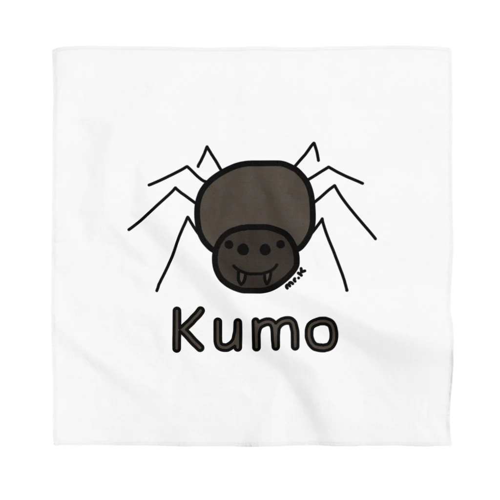 MrKShirtsのKumo (クモ) 色デザイン Bandana