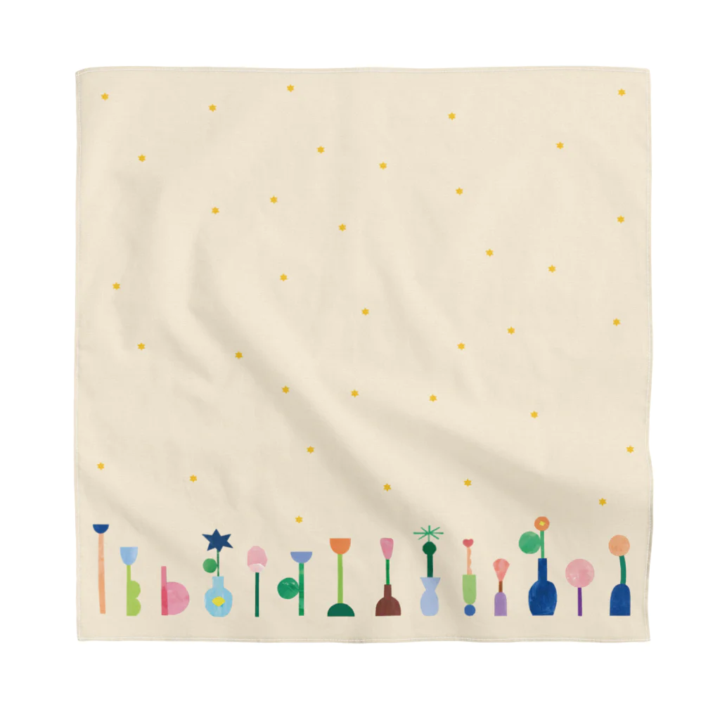 hoshi shopのflowervase bandana Bandana