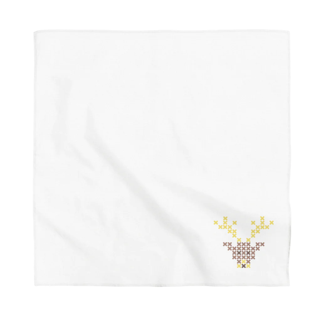 shisoppaの雄鹿 Cross-stitch Bandana