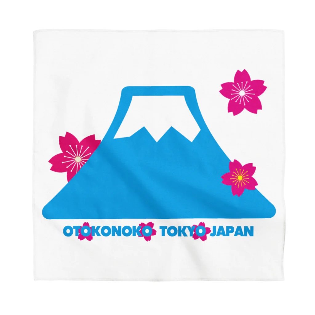 OTOKONOKOTOKYOJAPANの富士と桜と Bandana