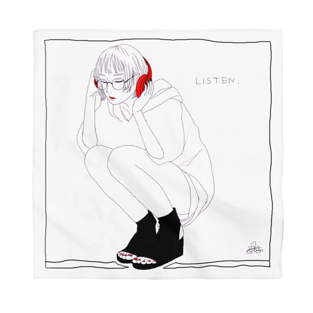 竹条いちいのLISTEN Bandana