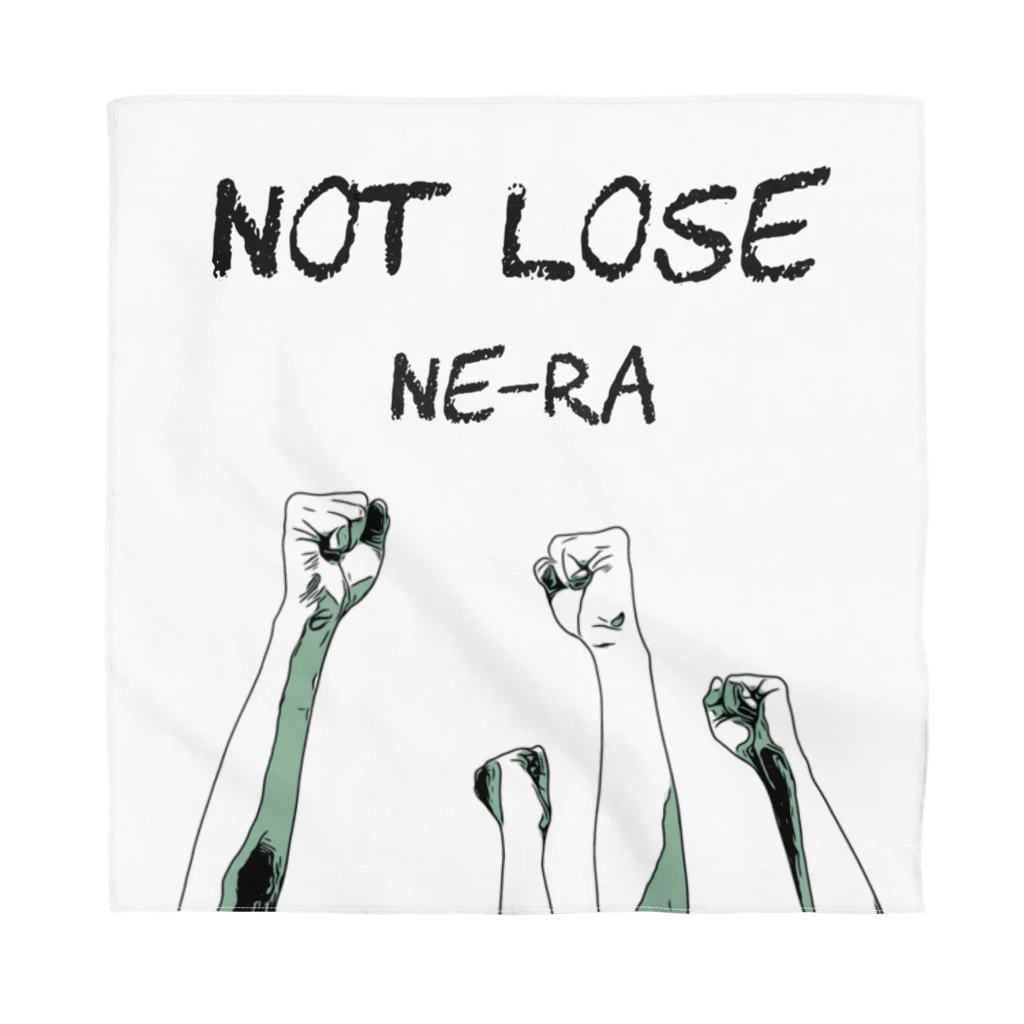 Ne-Ra's Shopの1st Single「Not Lose」グッズ バンダナ