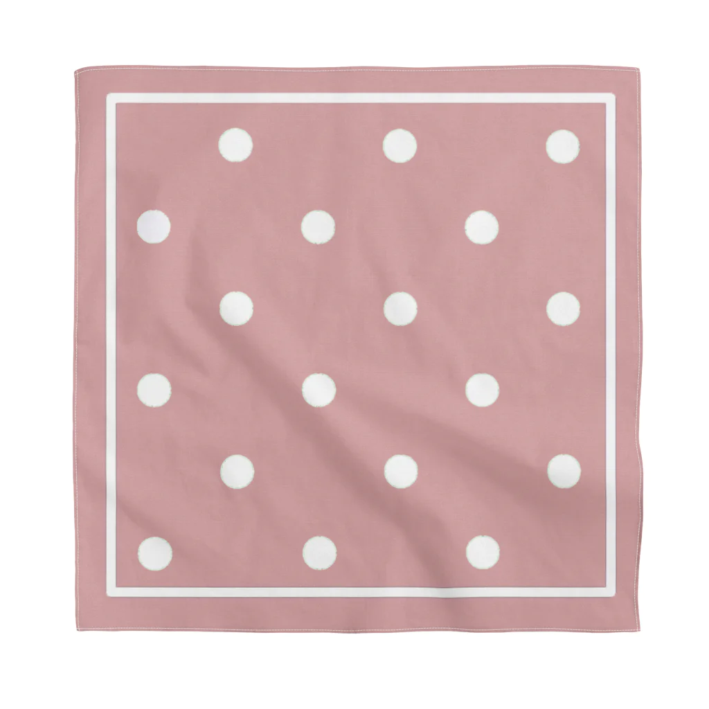 kiki25のdot pink Bandana