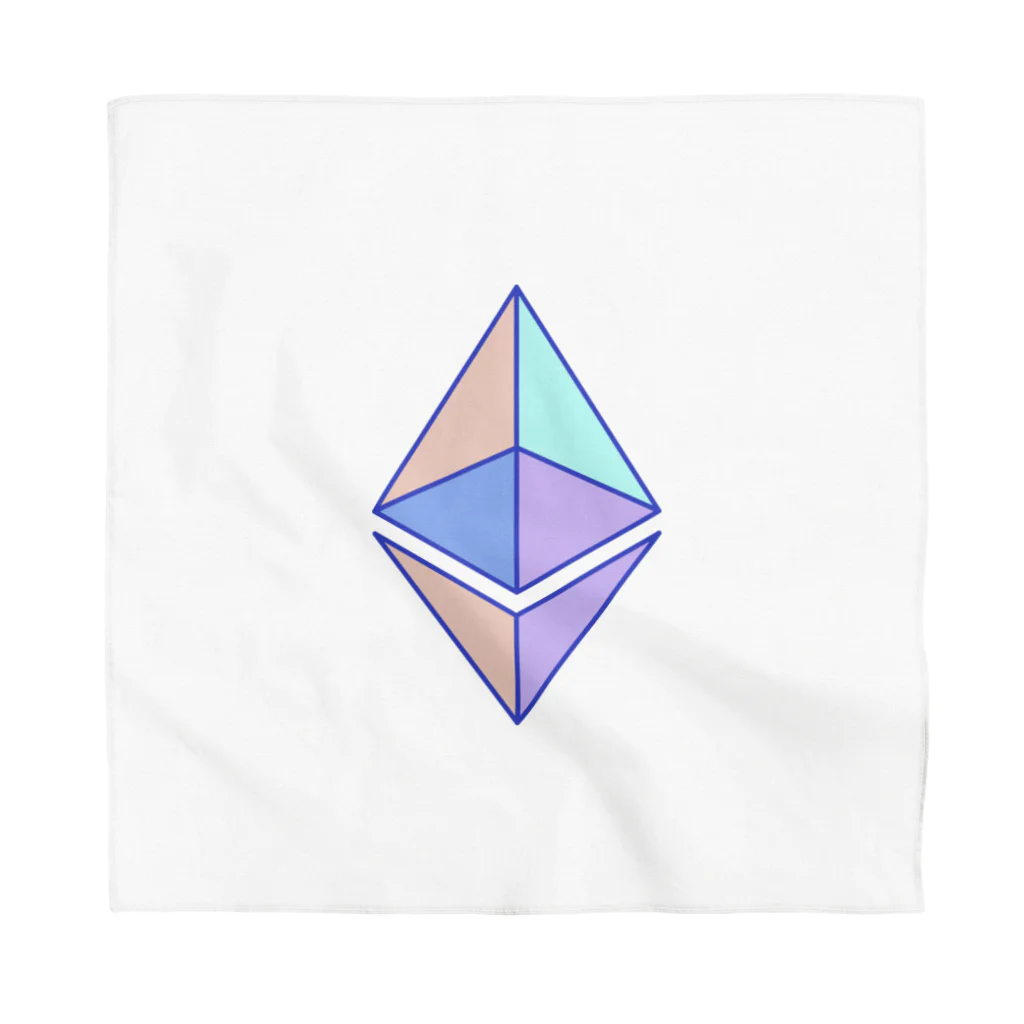 Web3 Shopのeth glyph colored バンダナ