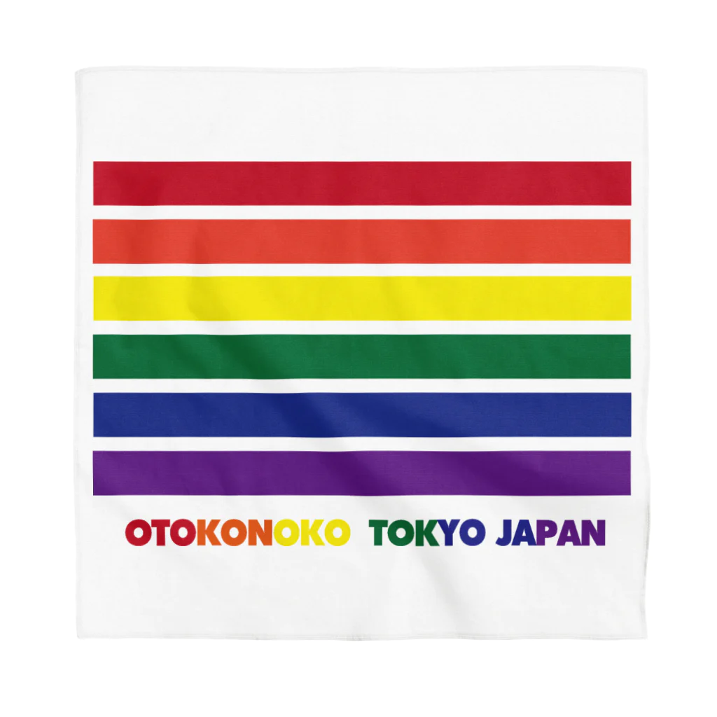 OTOKONOKOTOKYOJAPANのボーダーレス Bandana