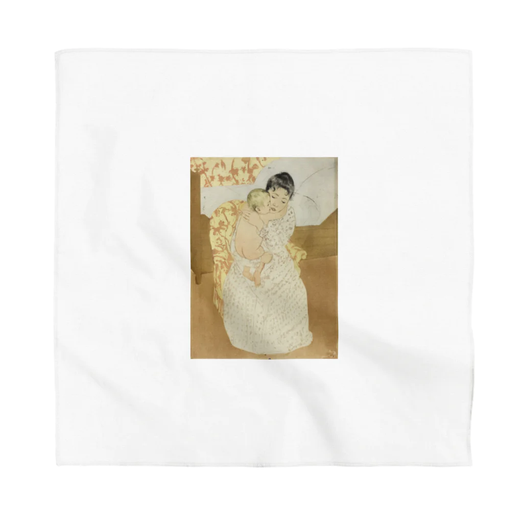 museumshop3の【世界の名画】メアリー・カサット『Maternal Caress』 Bandana