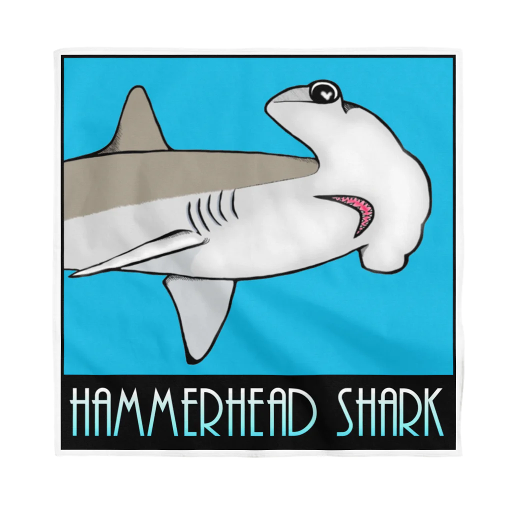 LalaHangeulのHammerhead shark(撞木鮫) バンダナ