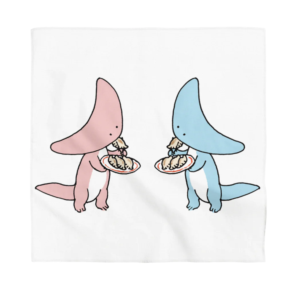 segasworksの餃子もぐもぐディプロカウルス Bandana