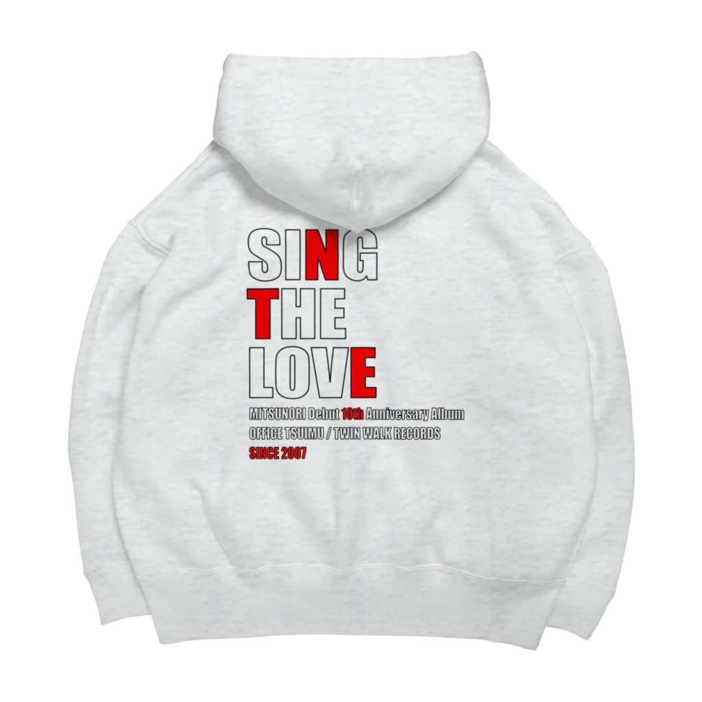 MITSUNORI OFFICIAL SHOPのMITSUNORI デビュー10周年記念デザイン Big Hoodie