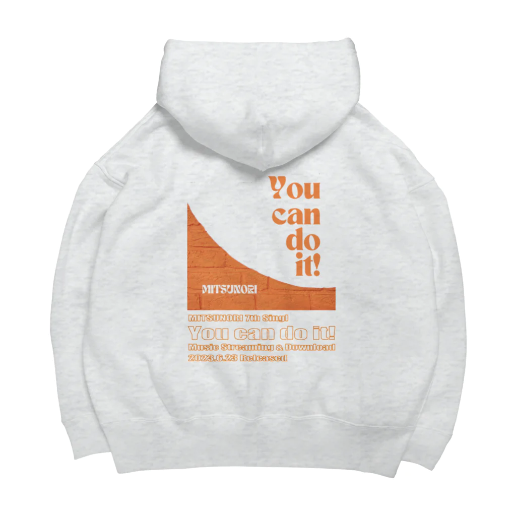 MITSUNORI OFFICIAL SHOPのYou can do it! Big Hoodie