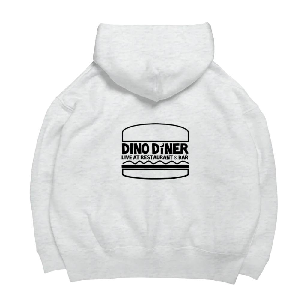 DINO DINERのアケミちゃんロゴ ビッグシルエットパーカー