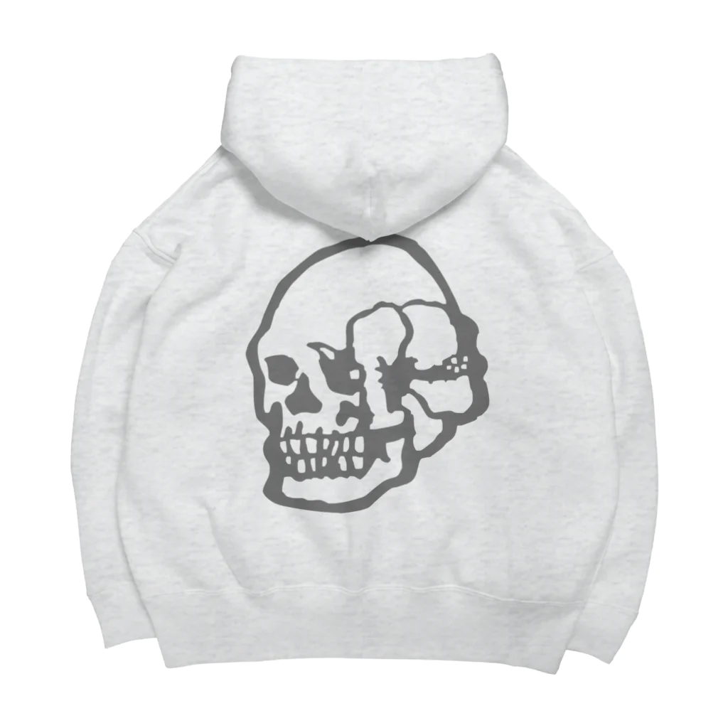 FMK-OのSkull vase "GR" Big Hoodie