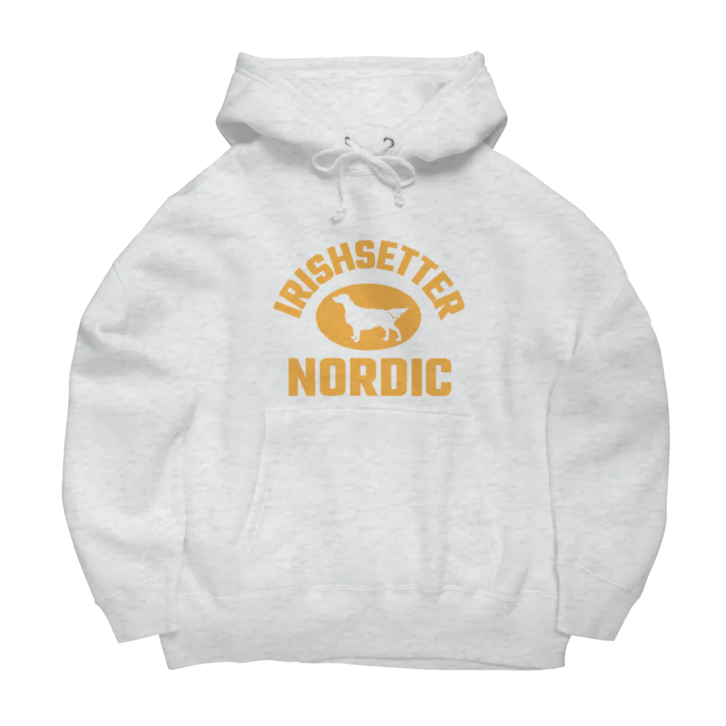 nordic_irishsetterのオレンジロゴノルディック Big Hoodie