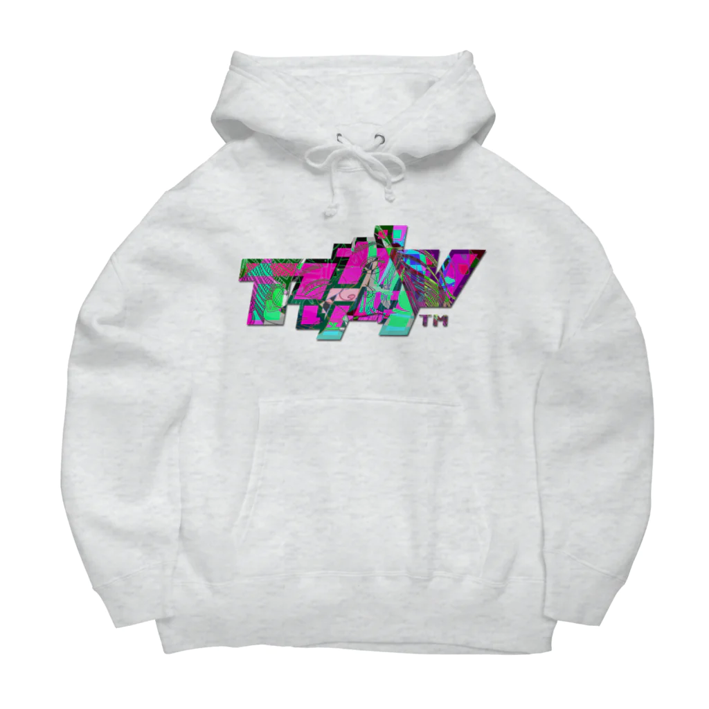 VRIGVTVSHI のアリガタシ™ NEON ASH Big Hoodie