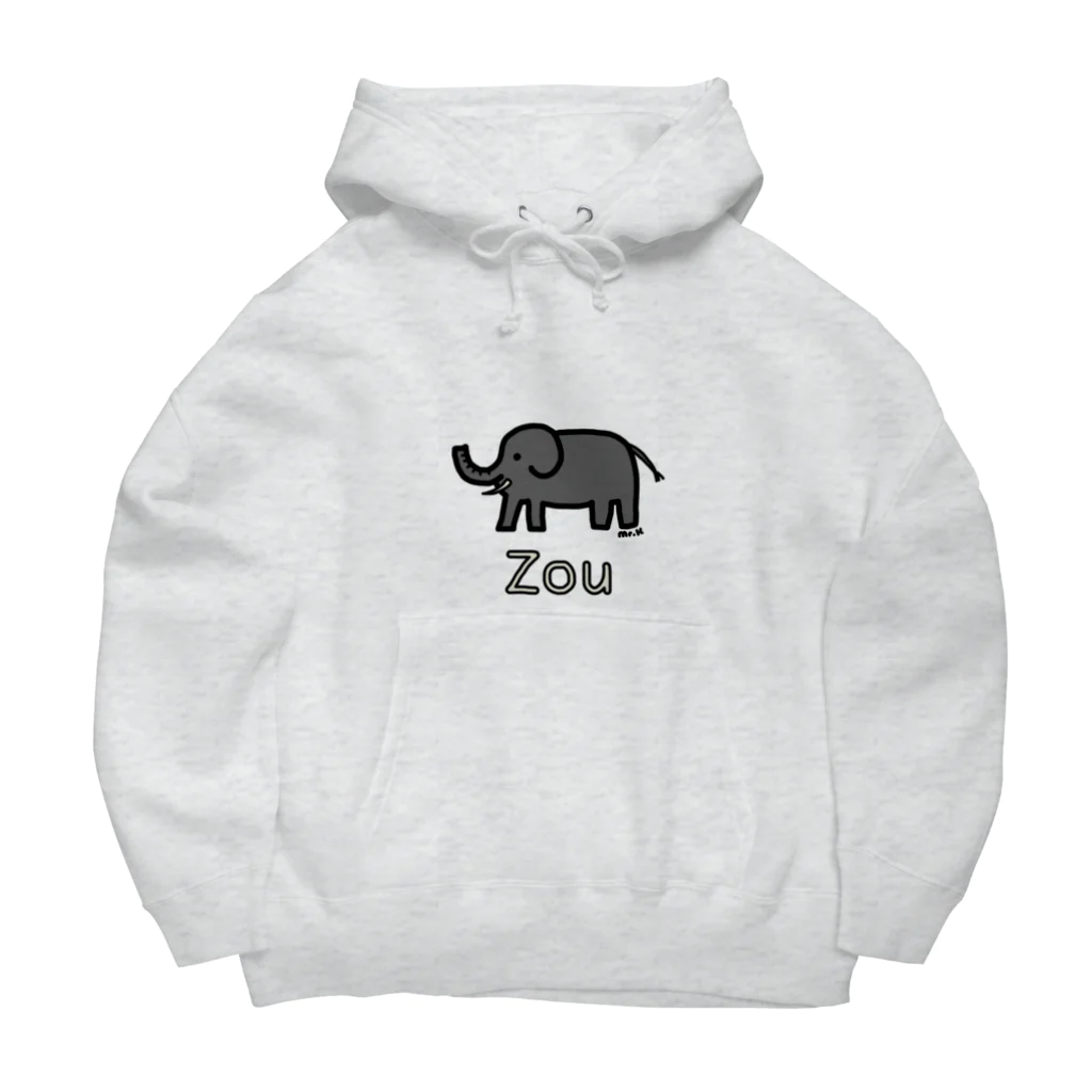 MrKShirtsのZou (ゾウ) 色デザイン Big Hoodie