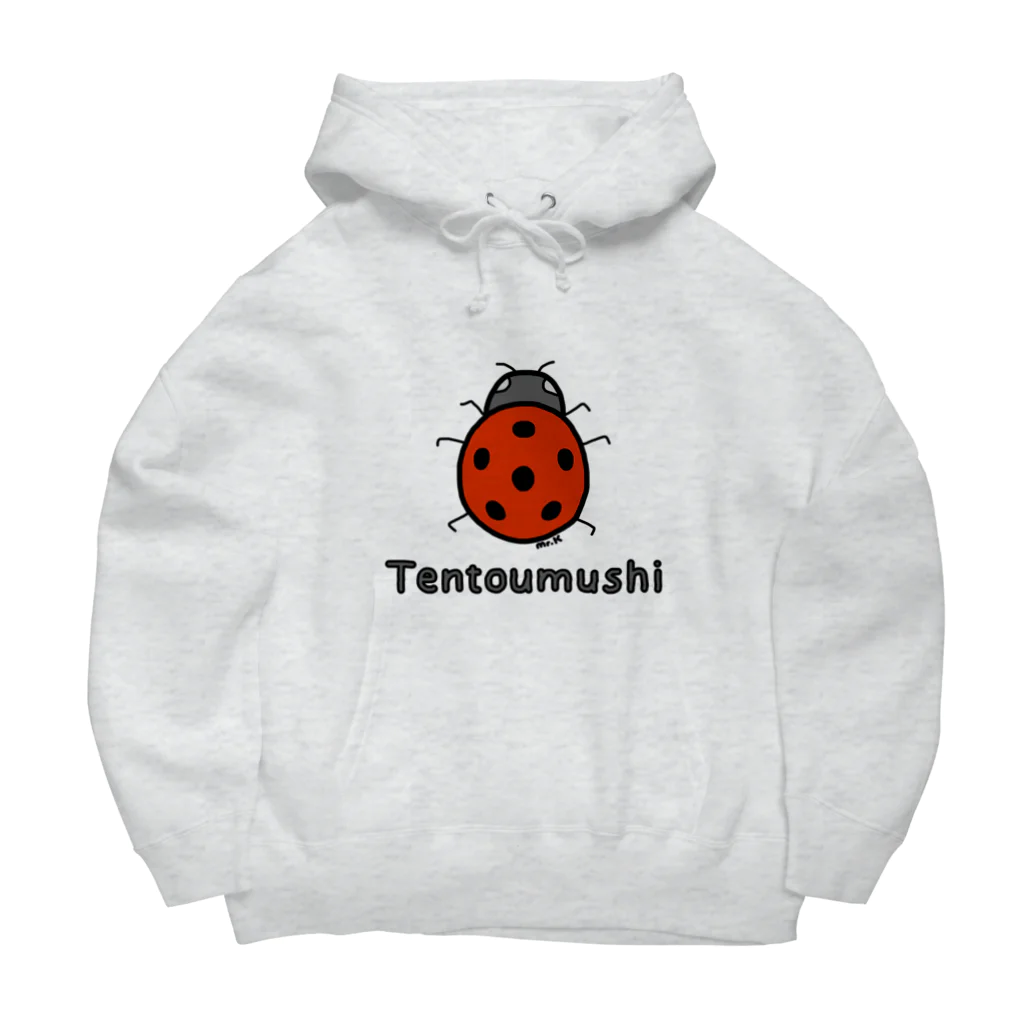 MrKShirtsのTentoumushi (てんとう虫) 色デザイン ビッグシルエットパーカー