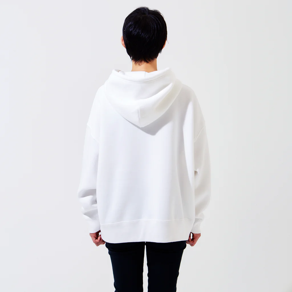 p_yamanoueのyuuyake Big Hoodie :model wear (back)