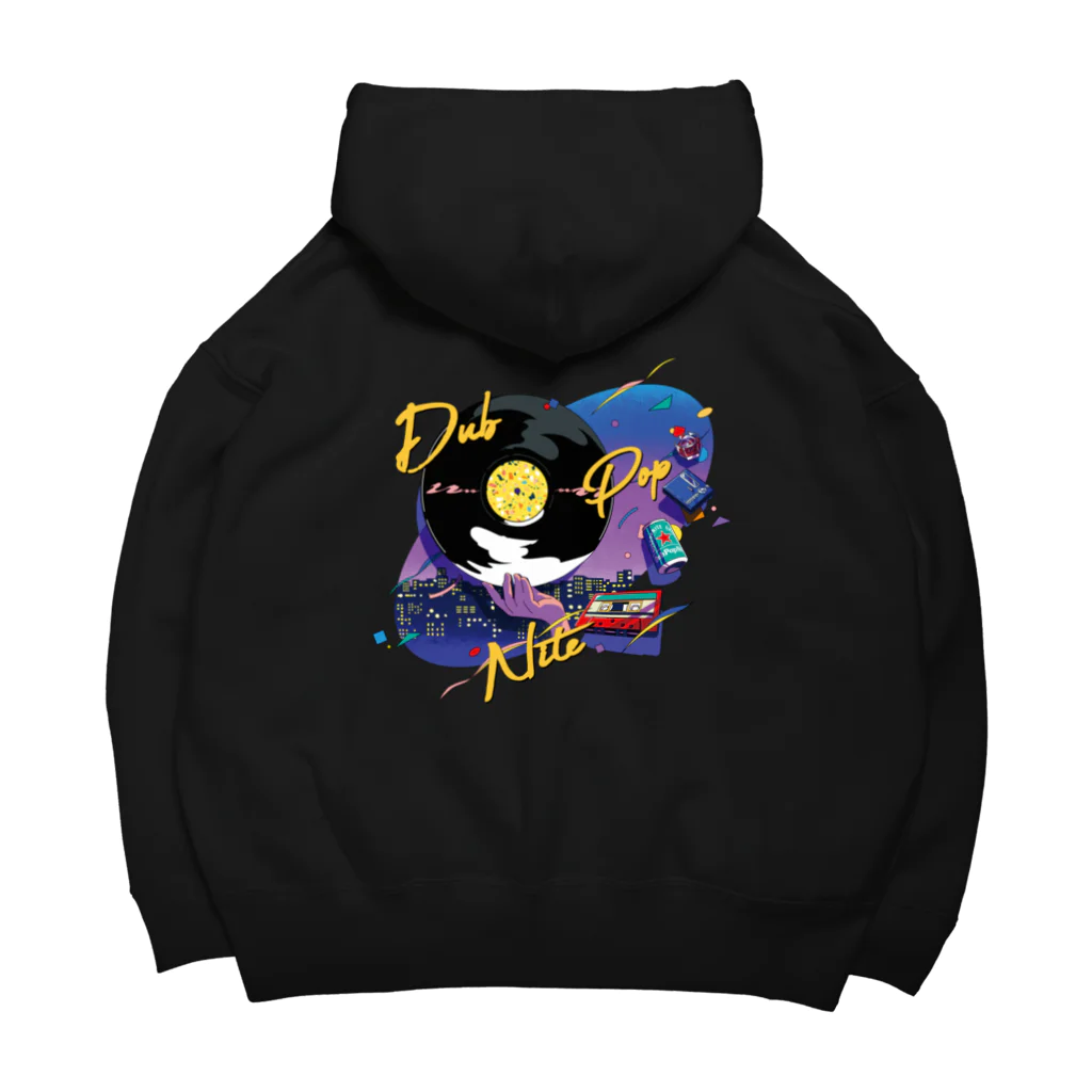 DUBPOPNITEANDMOREのDPN11 / BIG SILHOUETTE PARKA (purple nite) Big Hoodie