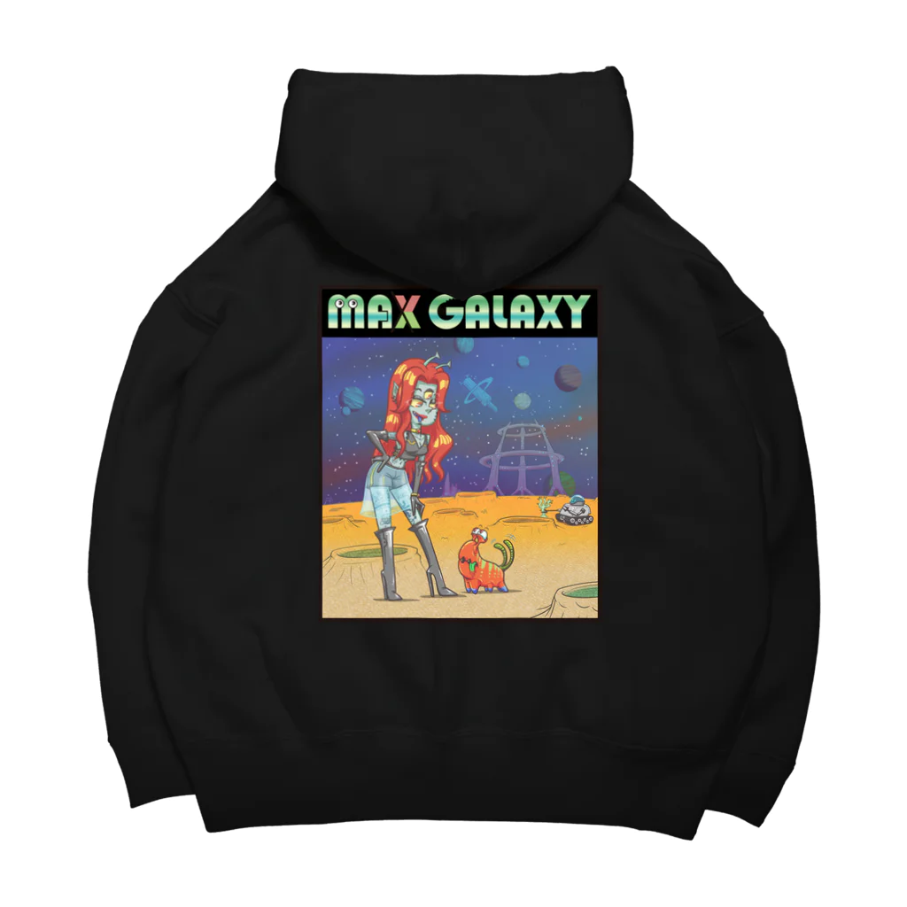 nidan-illustrationのMAX GALAXY ビッグシルエットパーカー