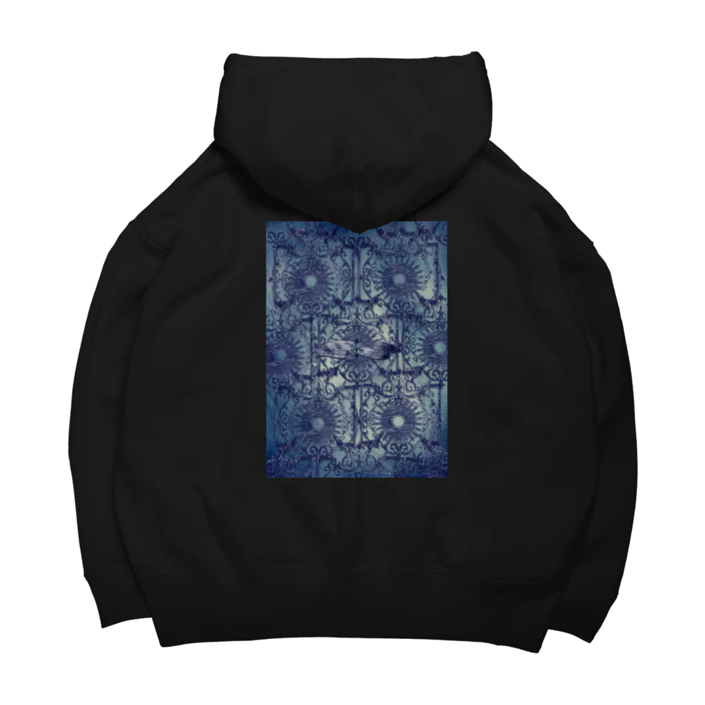 A pinch of saltの禁帯出(INDIGO) Big Hoodie