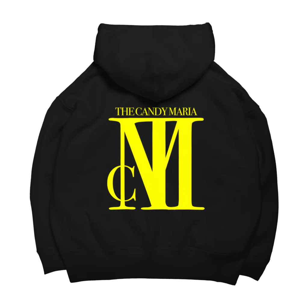 THE CANDY MARIAのTCM Big Logo yellow Big Hoodie