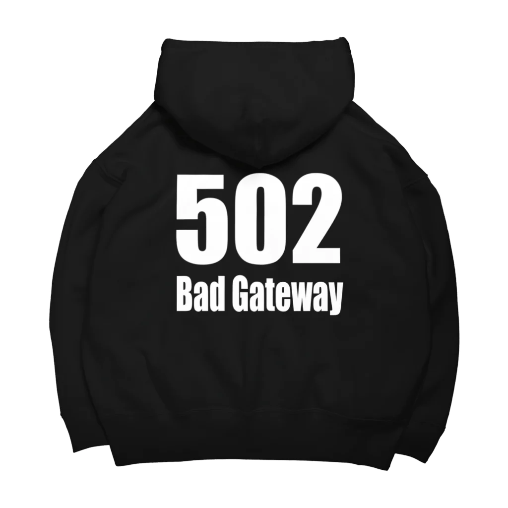 Error Correctionの502 Bad Gateway ビッグシルエットパーカー