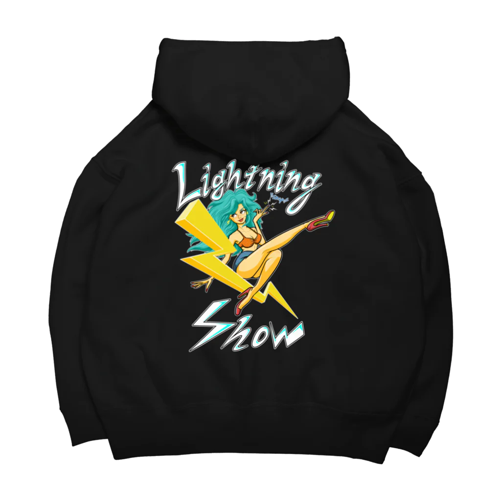 nidan-illustrationの“Lightning Show” ビッグシルエットパーカー