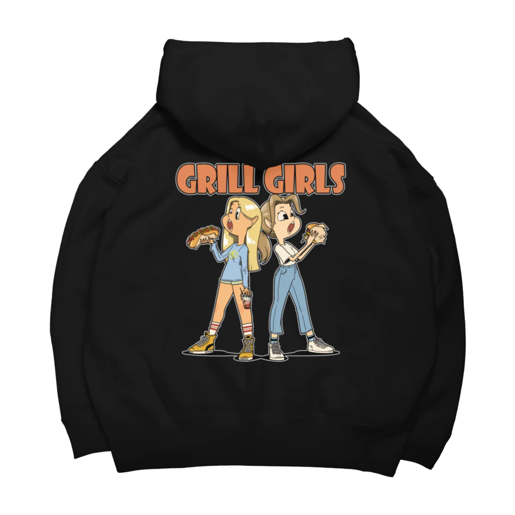 nidan-illustrationの"grill girls" Big Hoodie