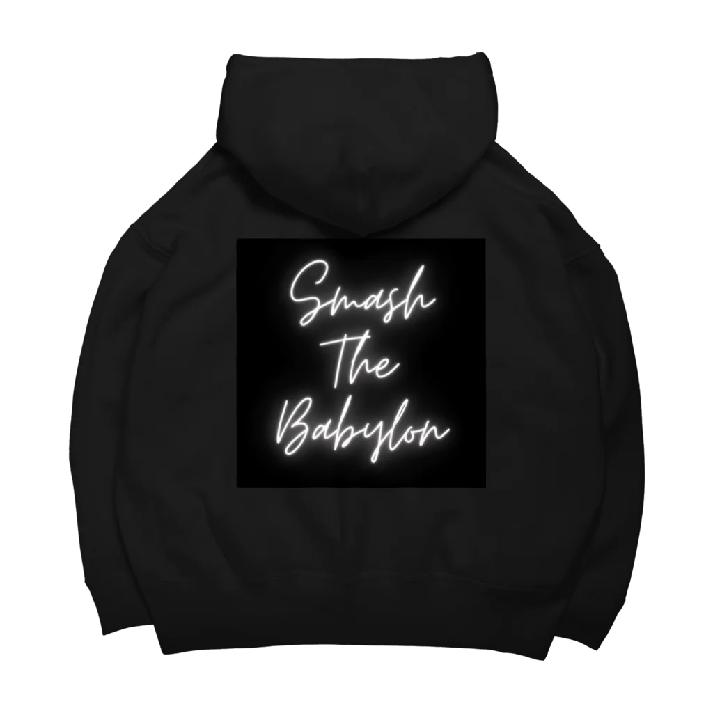 Smash The Babylonのneonlogo ビッグシルエットパーカー