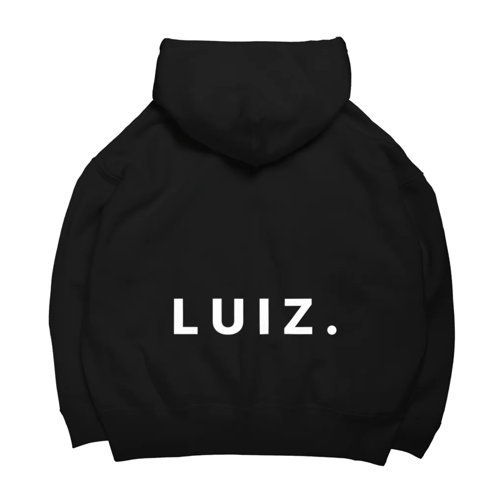 LUIZ.のLUIZ.  logo foodie ビッグシルエットパーカー