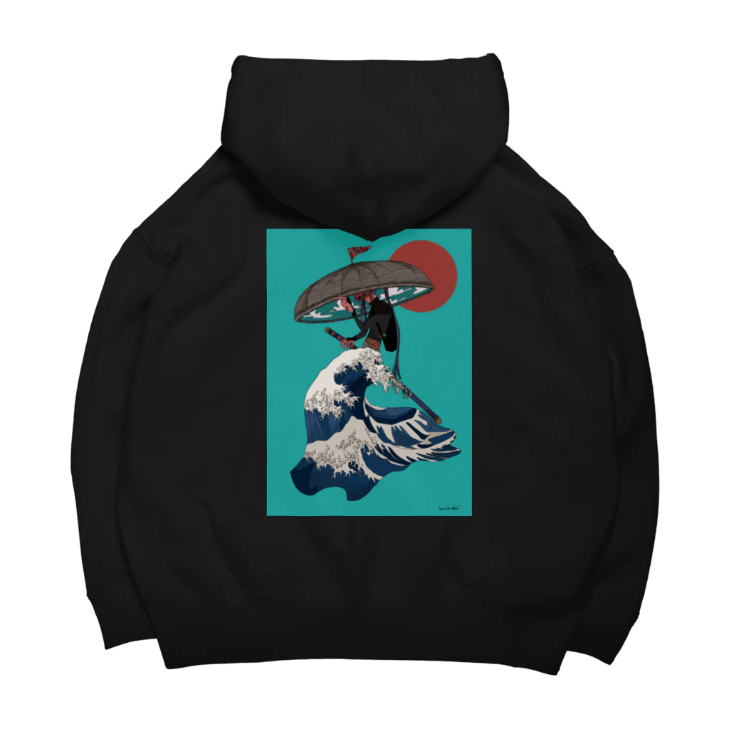 ブロッコリSPの富嶽三十六景スカート🌊🌊🌊 Big Hoodie