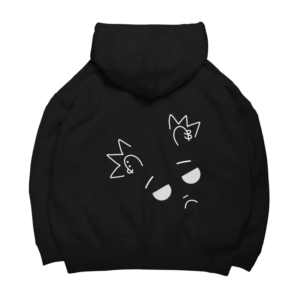 yötön yöのはりそらパーカー(白) Big Hoodie