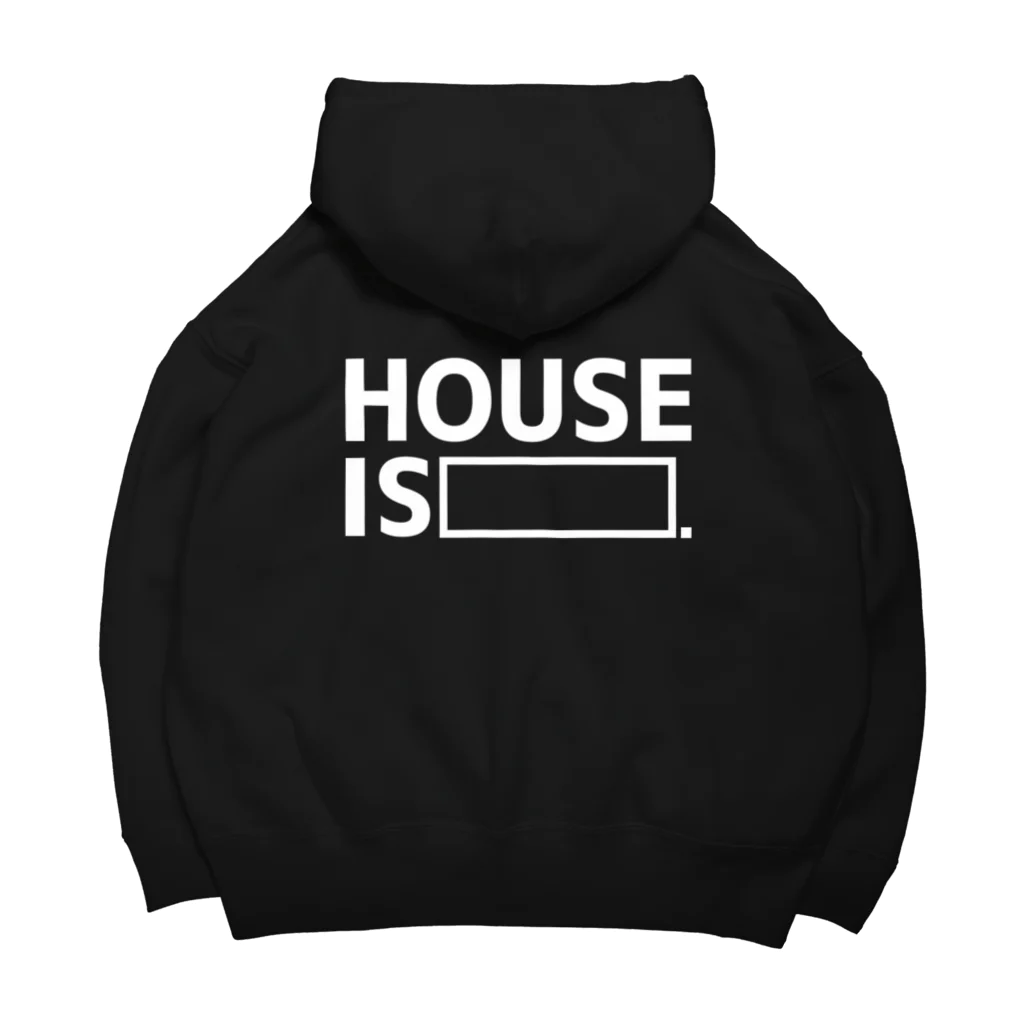 セカイ監督のHOUSE IS　パーカー ビッグシルエットパーカー